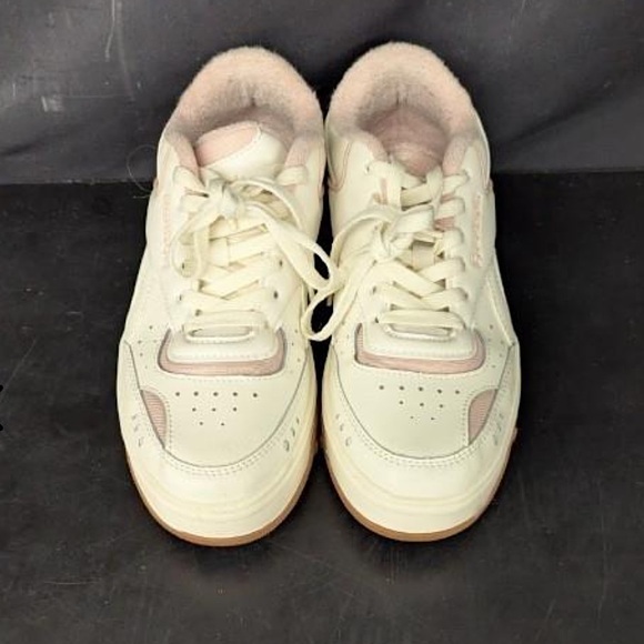 RARE Reebok Women’s Club C 85 Platform 30205WCCT White Pink Suede Sneaker Sz 7 - Picture 8 of 10